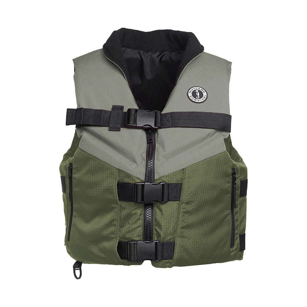 Mustang Accel Foam Vest - Green/Grey - Small [MV4627-833-S]