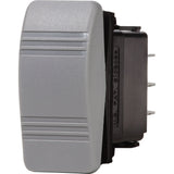 Blue Sea 8222 Water Resistant Contura III Switch - (ON)-OFF-(ON) - Grey [8222]