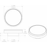 Lumitec Halo - Flush Mount Down Light - White Finish - White Non-Dimming [112823]