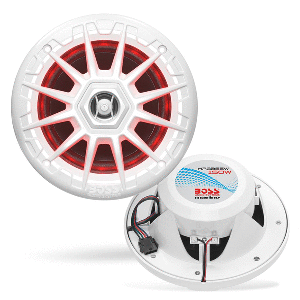 Boss Audio MRGB55W 5.25" Marine Speakers w/RGB Lighting - White [MRGB55W]