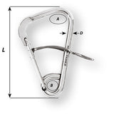 Wichard Automatic Mooring Hook - 170mm Length - 6-11/16" [2329W]