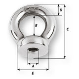 Wichard 12mm Eye Nut - Thread M14 x 200mm [6367W]